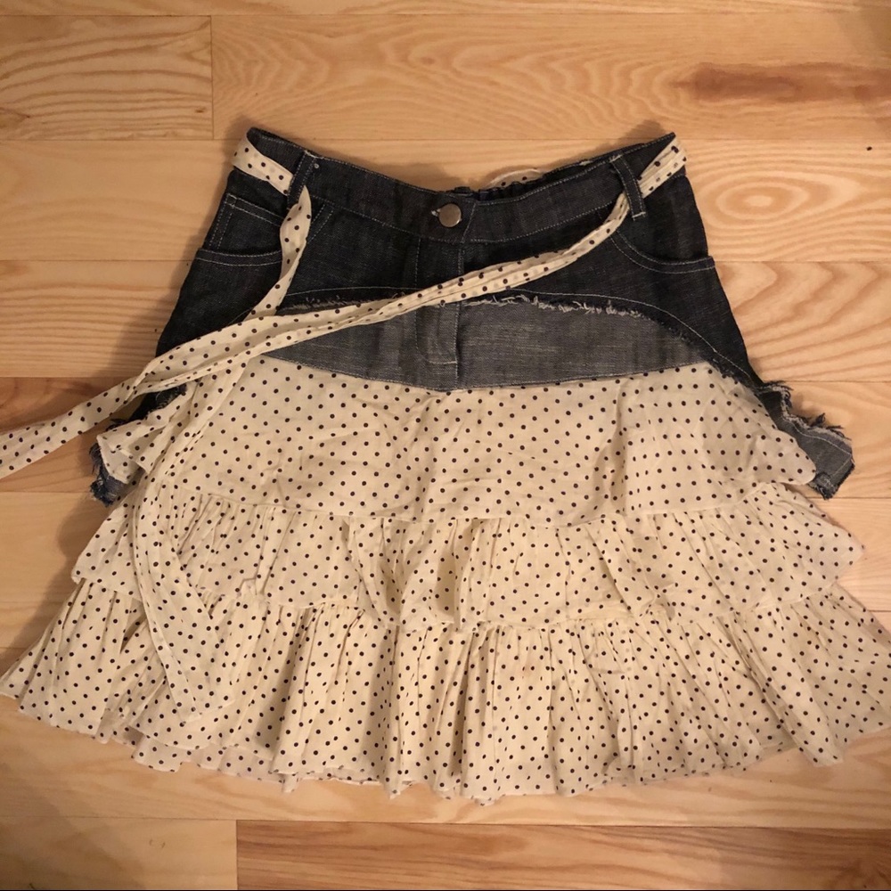 Blü Polka Dot Jean Skirt (Girls) 💓 3FOR$39